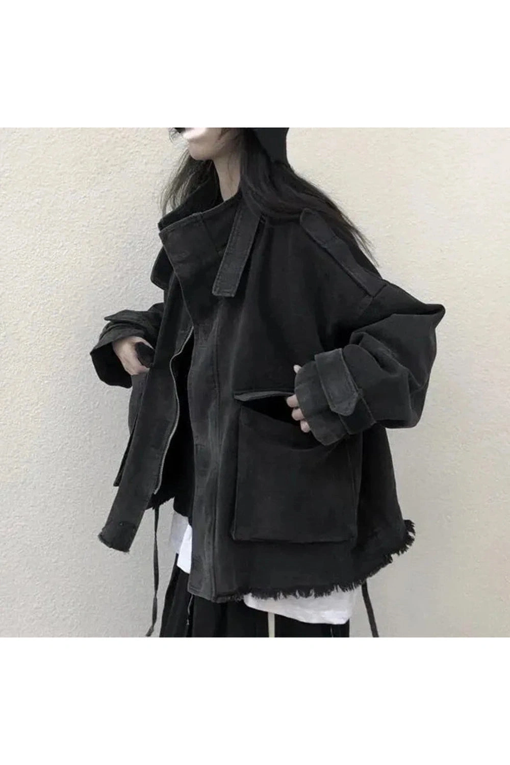¡Chaqueta vaquera coreana con borlas! Estilo Otoño, elegancia casual. ¡Tu look perfecto para el otoño!